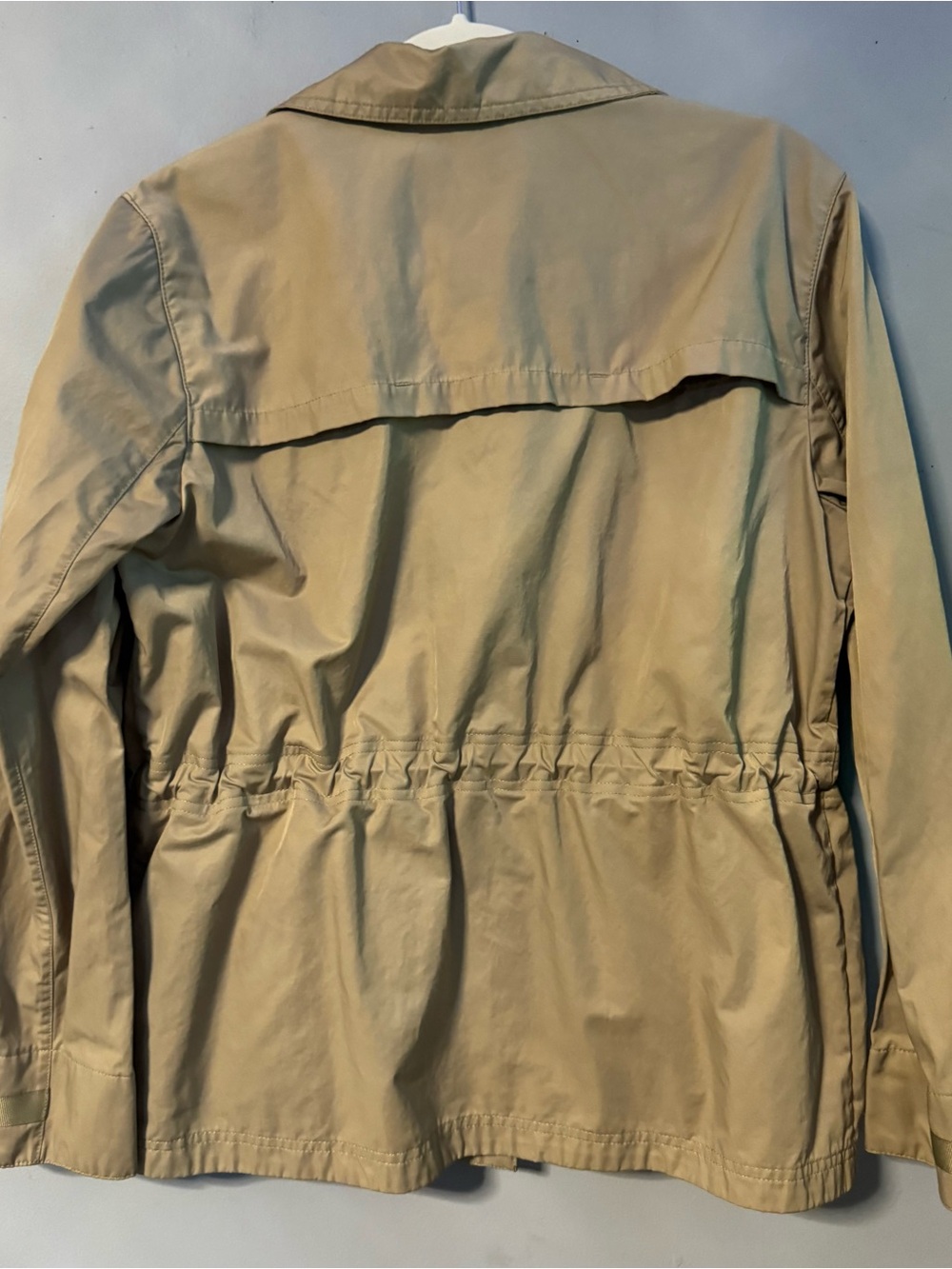 Timberland Women's Beige Utility Jacket with Multi-Pocket Front Size Large - Picture 3 of 11